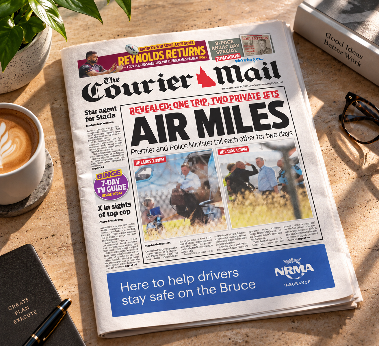 NRMA Help Our Highway campaign execution — Print & Publishing