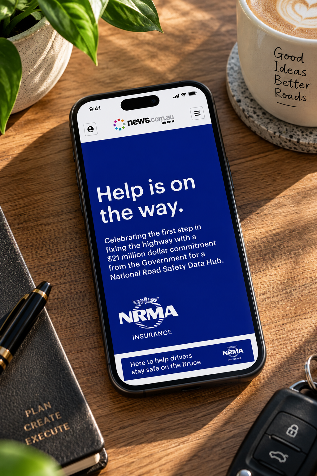 NRMA Help Our Highway campaign execution — Digital & Social
